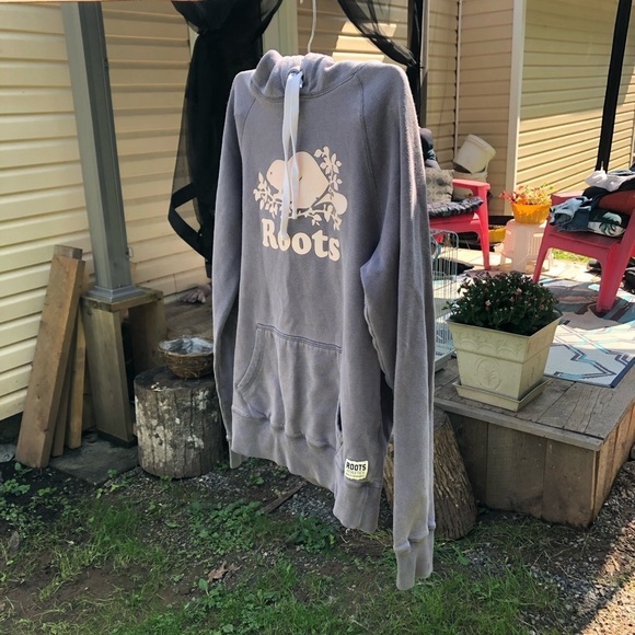 Roots Grey hooded sweatshirt - Picture 13 of 13